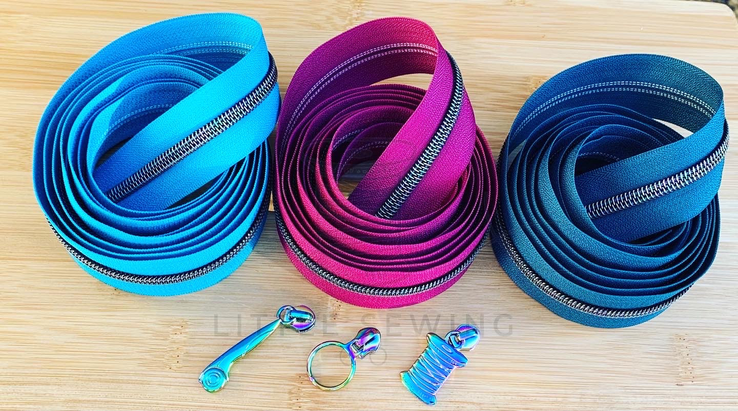 Turquoise Zipper Tape #5