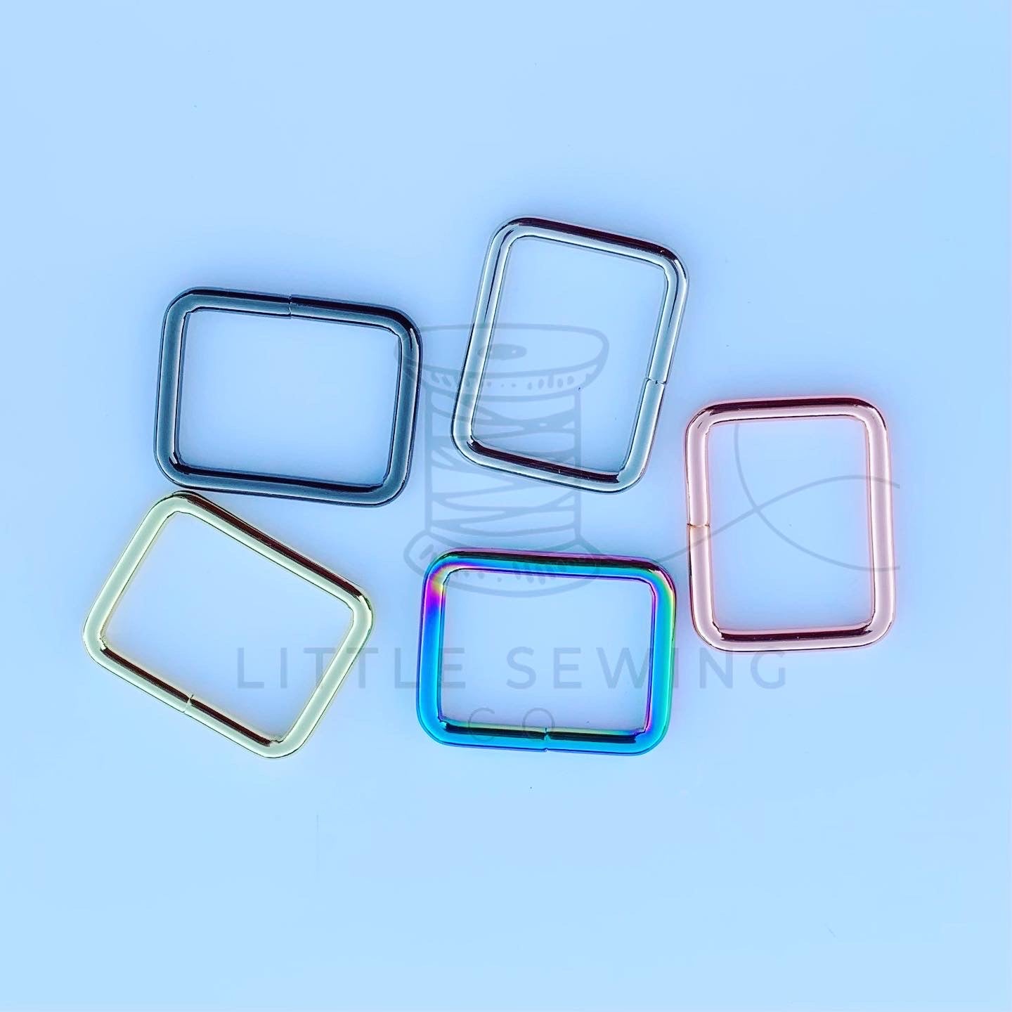 1" Rectangle Rings (25mm)