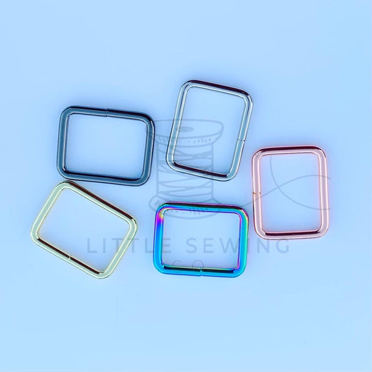 1" Rectangle Rings (25mm)