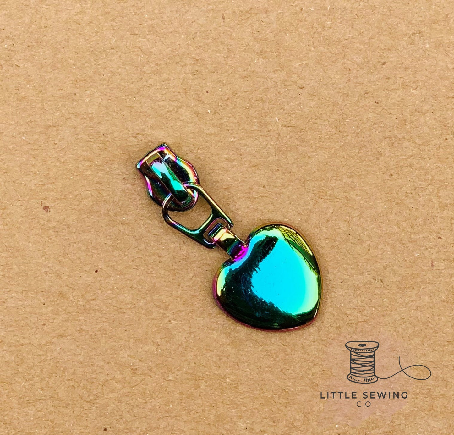 Mini Heart #3 Zipper Pull