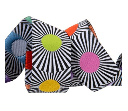 Linework Ribbon - Wide Multi Dots