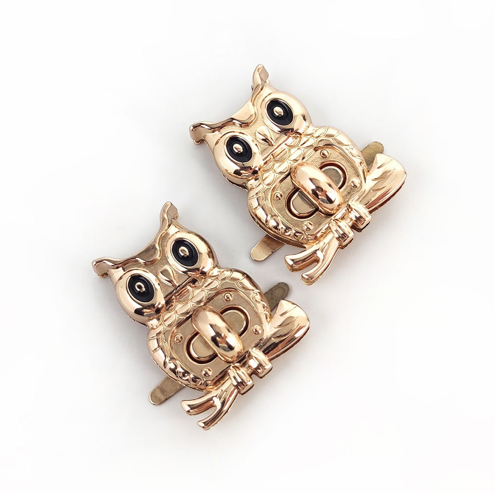 Gold Owl Turn Lock
