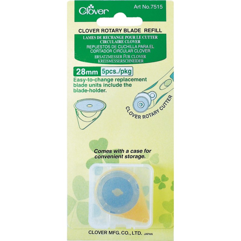28mm Clover Rotary Blade refills - 5 pack