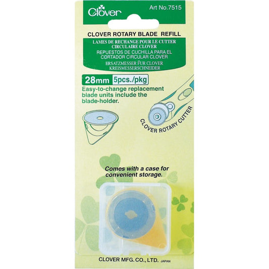 28mm Clover Rotary Blade refills - 5 pack