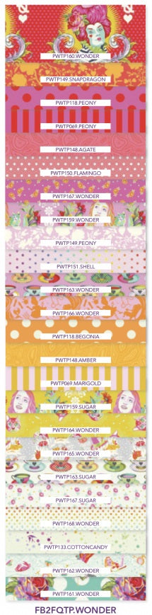 Tula Pink - Curiouser & Curiouser - Pre Cut FQ Bundles