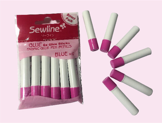Glue Pen Refills - 6 pack Blue