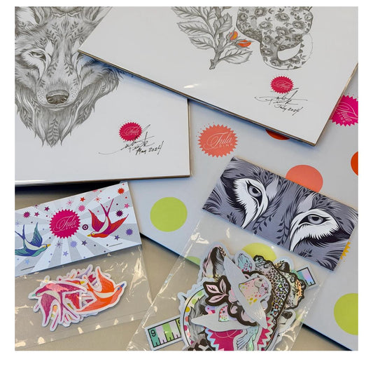 COMPLETE BUNDLE - (Both Art Prints + Both Sticker Packs!)