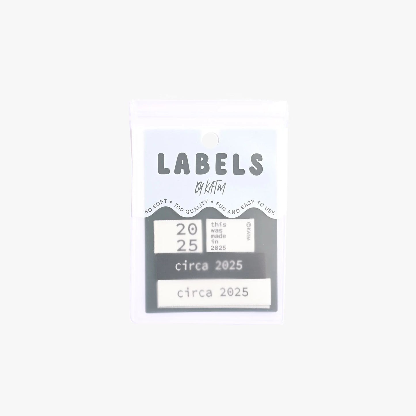 KATM Labels - Circa 2025 - 6 Sew-in Labels