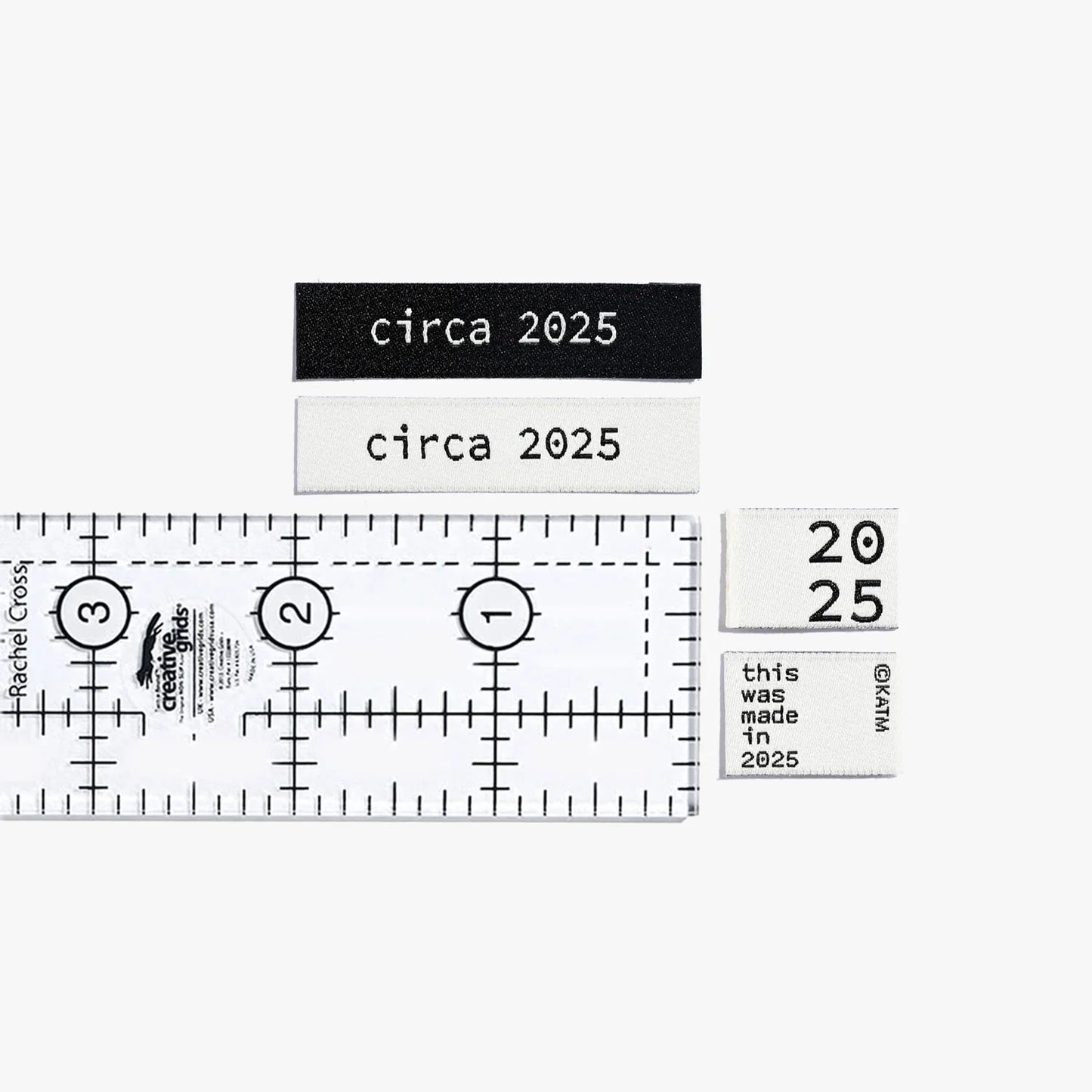 KATM Labels - Circa 2025 - 6 Sew-in Labels