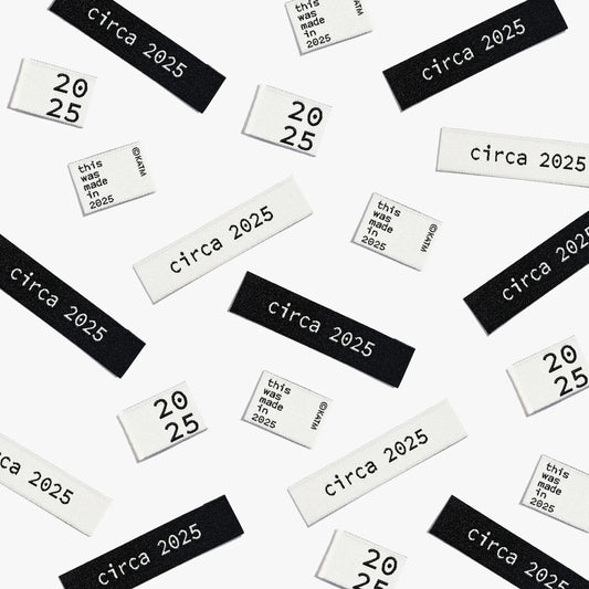 KATM Labels - Circa 2025 - 6 Sew-in Labels