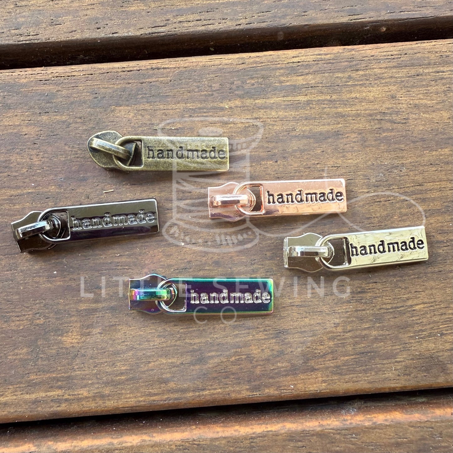 Rectangle Handmade Zipper Pull #5