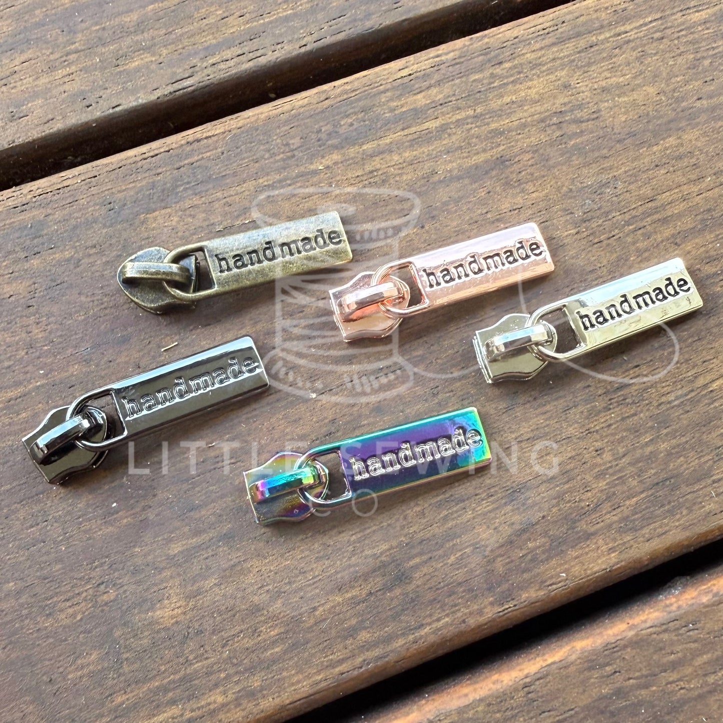Rectangle Handmade Zipper Pull #5