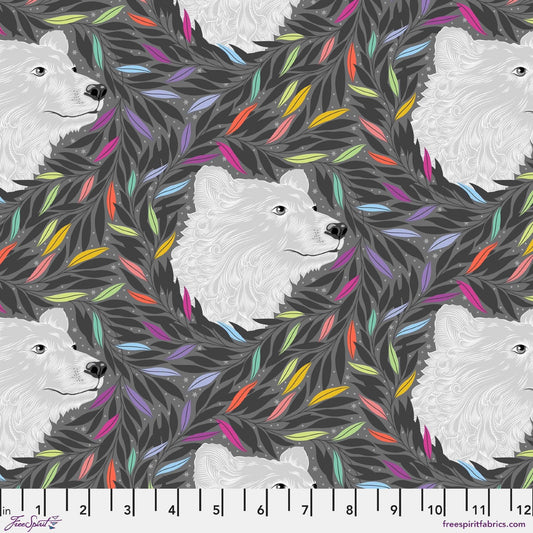 PRE ORDER - Graywork - Tula Pink - Just Bearly Carbon