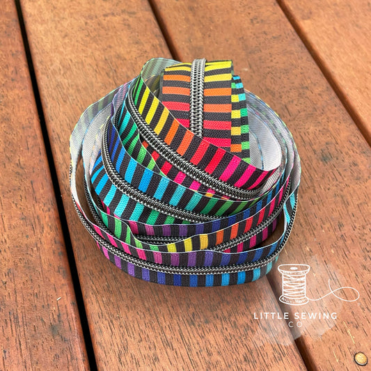 Rainbow Stripes Zipper Tape #5