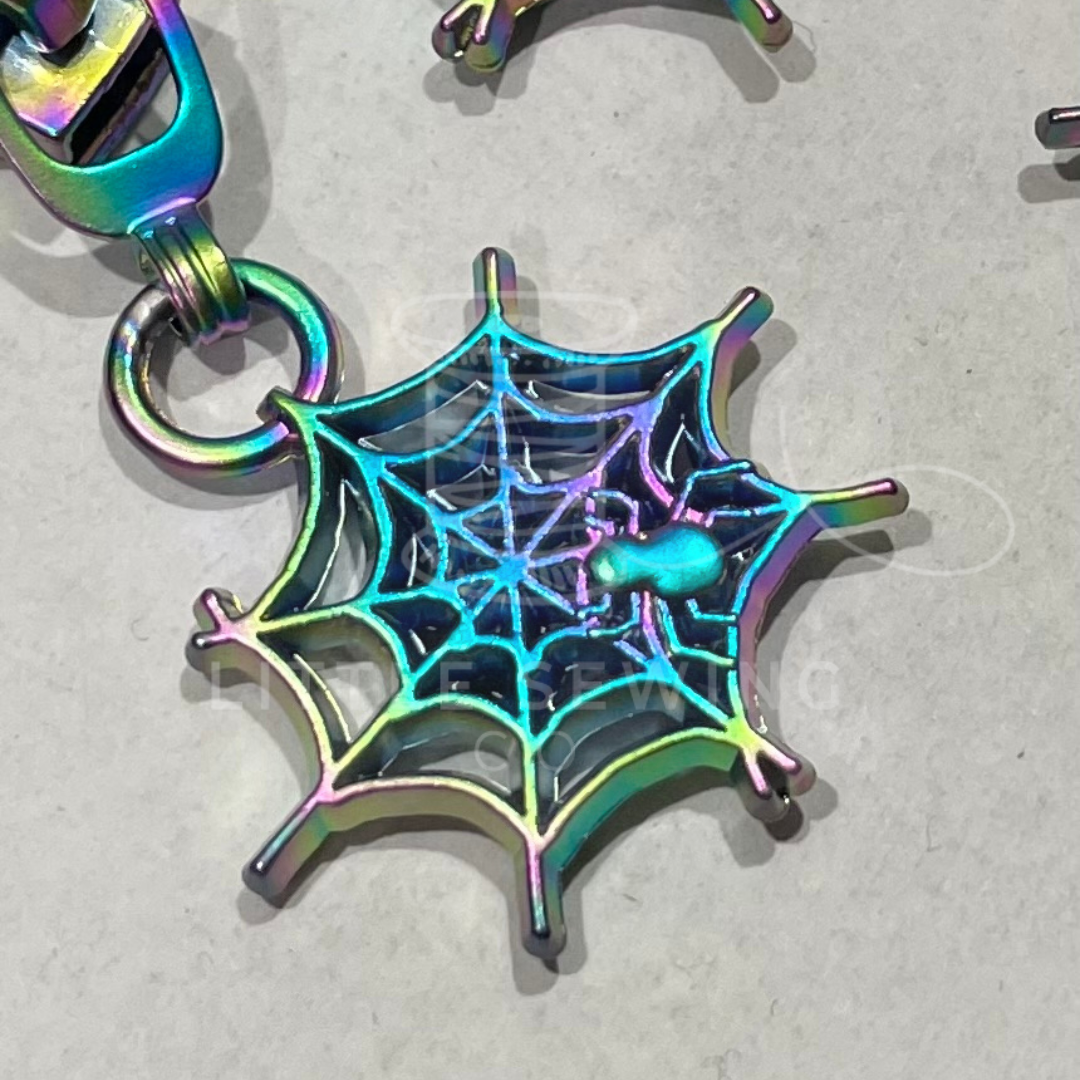 Spider Web Zipper Pull #5