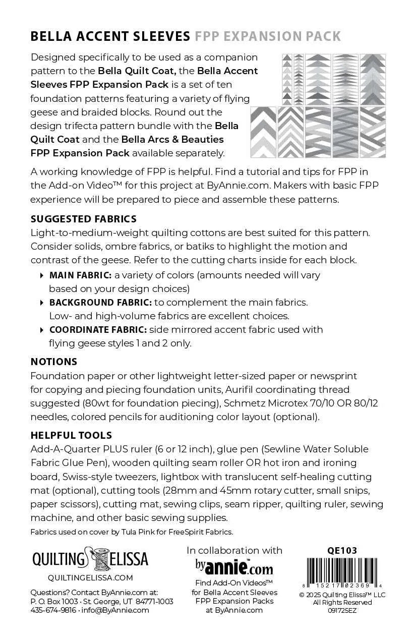 Bella Quilt Coat - Accent Sleeves