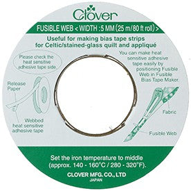 Clover Fusible Web 5mm 25m Roll