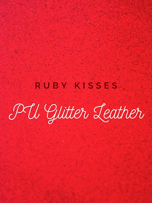 Ruby Kisses Glitter Vinyl