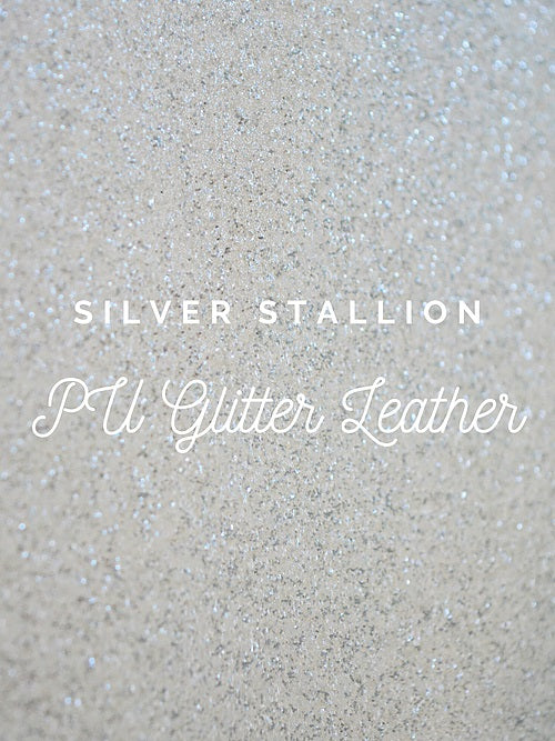 Silver Stallion Glitter Vinyl