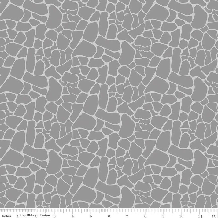 Riley Blake Animal Kingdom Elephant Gray Little Sewing Co