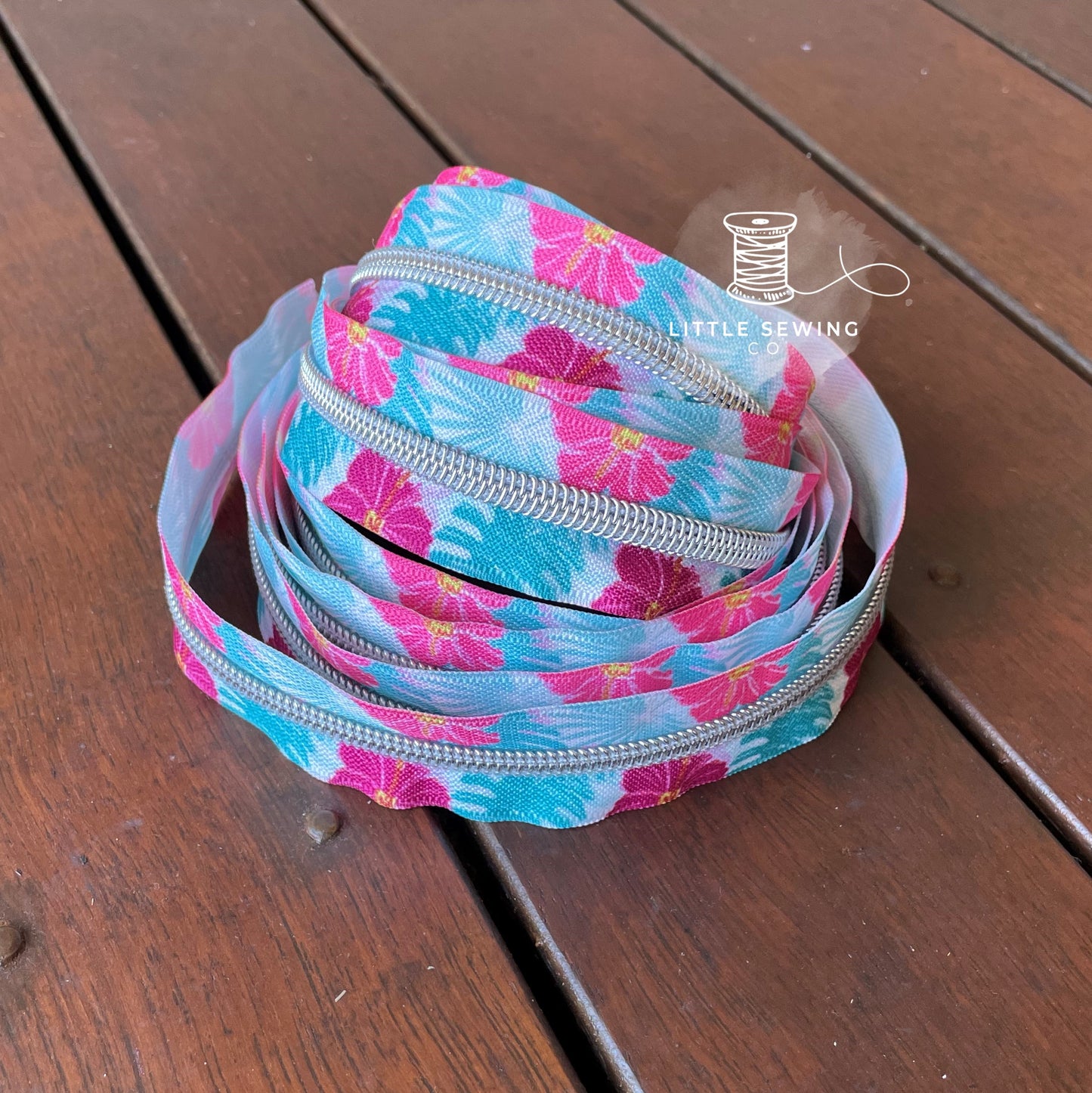 Hibiscus Zipper Tape #5