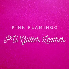 Pink Flamingo Glitter Vinyl