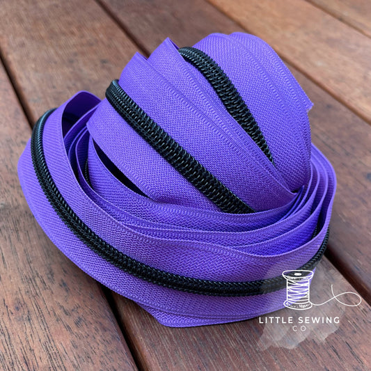 Purple Zipper Tape #5