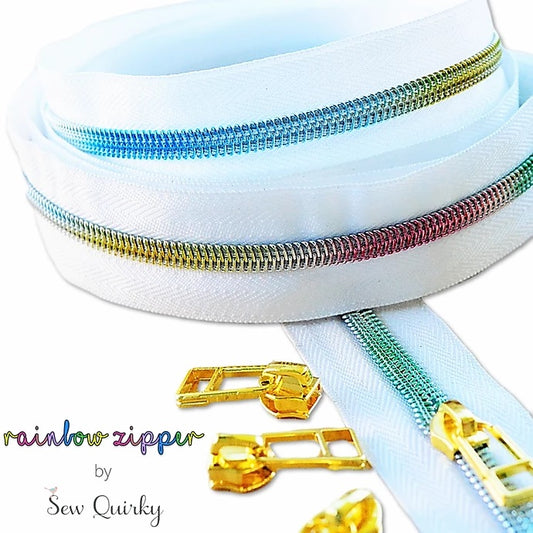 Rainbow Zipper by Sew Quirky