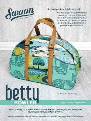 Betty Bowler by Swoon Bag Kit