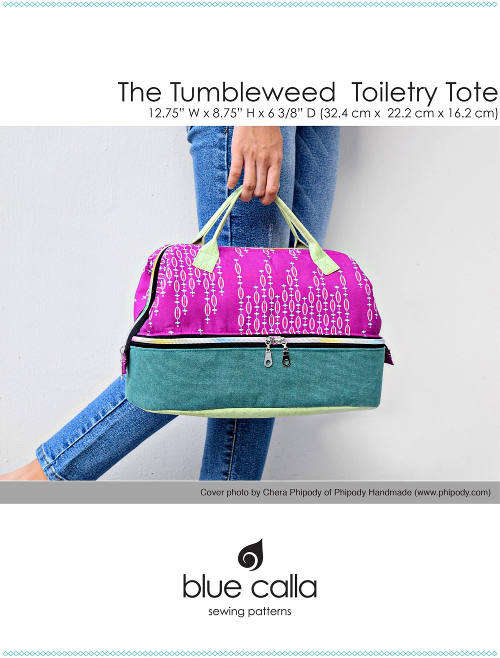 Tumbleweed Toiletry Tote by Blue Calla (March 2021 BOMC)