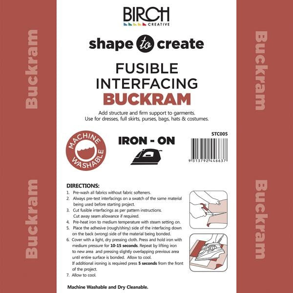 Shape to Create Fusible Interfacing Buckram