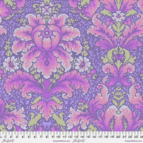 Tula Pink Damask Dot in Violet