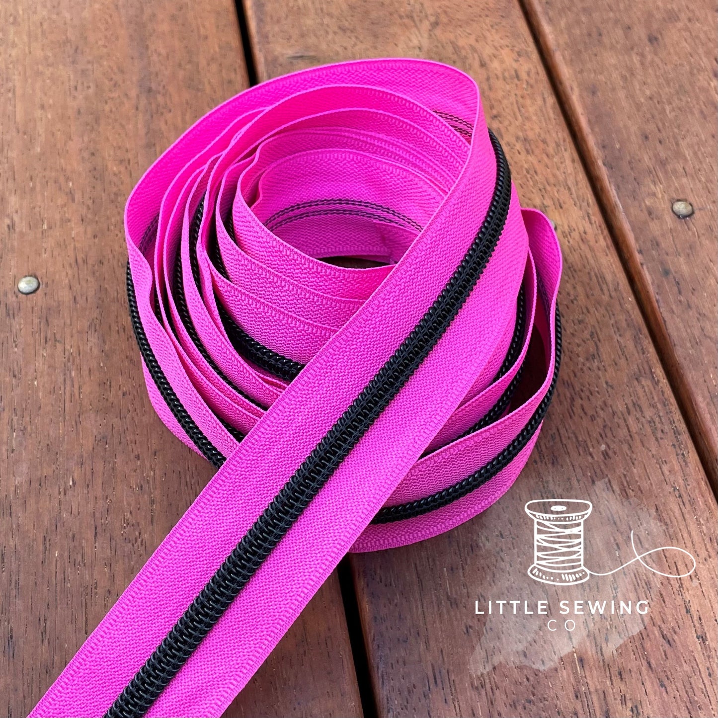 Fluro Pink Zipper Tape #5