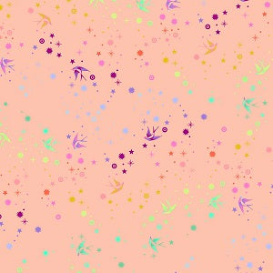 Tula Pink - Fairy Flakes in Sherbert - FQ