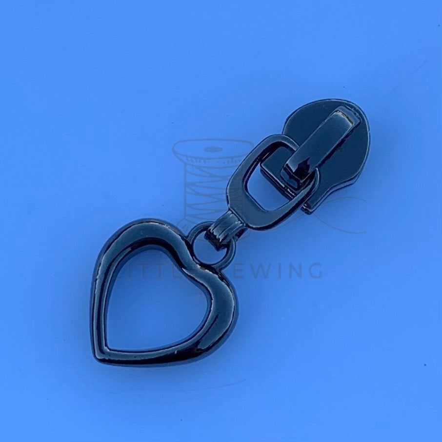 Open Heart #5 Zipper Pull