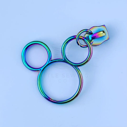 Bubble Mouse Zipper Pull