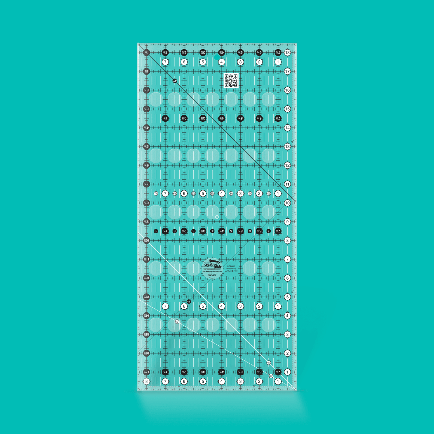 Creative Grids Quilt Ruler 8-1/2” x 18-1/2”