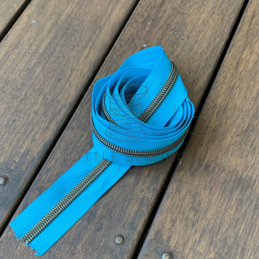 Bubblegum Blue Zipper Tape #5