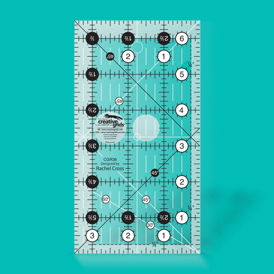 Creative Grids Quilt Ruler 3-1/2” x 6-1/2”