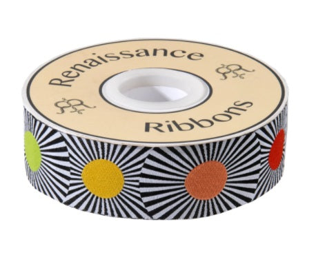 Linework Ribbon - Wide Multi Dots