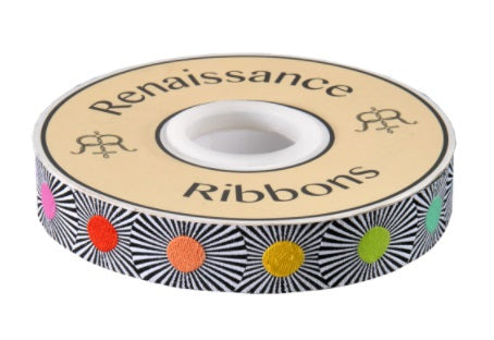 Linework Ribbon - Narrow Multi Dots